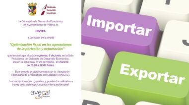 Jornada sobre optimizacin fiscal en las operaciones de importacin y exportacin en Villena
